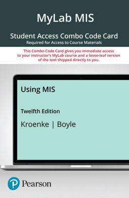 MyLab MIS with Pearson EText -- Combo Access Card -- for Using MIS