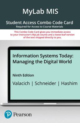 MyLab MIS with Pearson EText -- Combo Access Card -- for Information Systems Today