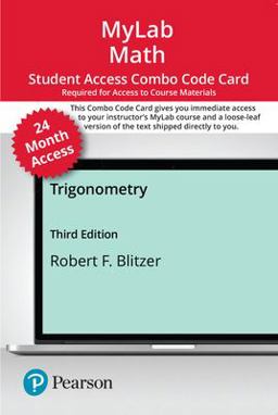 MyLab Math with Pearson EText for Trigonometry -- Combo Access Card (24-Mo)