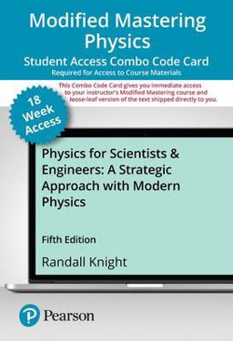 Modified Mastering Physical with Pearson EText -- Combo Access Card -- for Physics for Scientists and Engineers