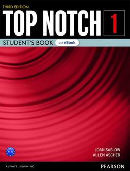 Top Notch Level 1 Student's Book and EBook with Digital Resources and App 3rd 9780137332229 Front Cover