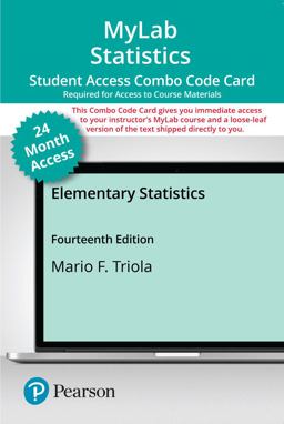 MyLab Statistics with Pearson EText -- Combo Access Card -- for Elementary Statistics (24 Months)