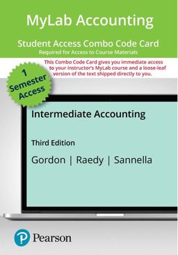 MyLab Accounting with Pearson EText -- Combo Access Card -- for Intermediate Accounting 3rd 9780137391707 Front Cover