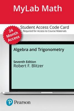 MyLab Math with Pearson EText -- Access Card (24-Mo) for Algebra and Trigonometry