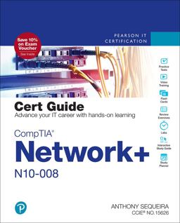 Comptia Network+ N10-008 Cert Guide:  9780137449941 Front Cover