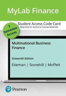 MyLab Finance with Pearson EText -- Access Card -- for Multinational Business Finance