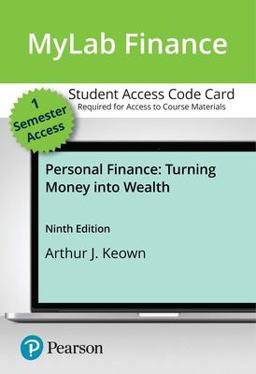 MyLab Finance with Pearson EText -- Access Card -- for Personal Finance