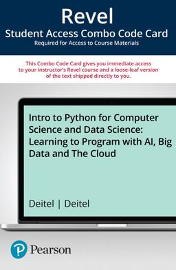 Intro to Python for Computer Science and Data Science