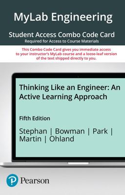 MyLabEngineering with Pearson EText -- Combo Access Card -- for Thinking Like an Engineer