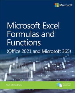 Microsoft Excel Formulas and Functions (Office 2021 and Microsoft 365)  9780137559404 Front Cover