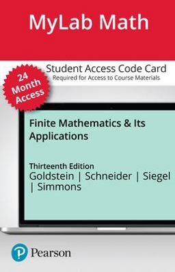 MyLab Math with Pearson EText -- 24-Month Access Card -- for Finite Mathematics and Its Applications