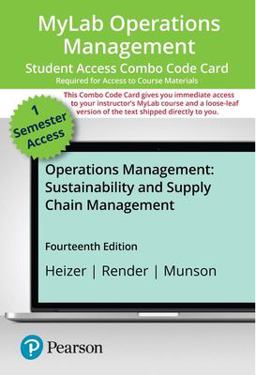 MyLab Operations Management with Pearson EText -- Combo Access Card -- for Operations Management