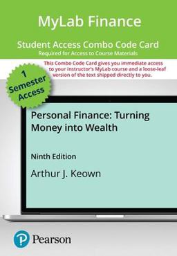 MyLab Finance with Pearson EText -- Combo Access Card -- for Personal Finance