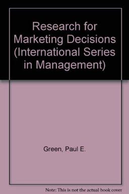 Research for Marketing Decisions