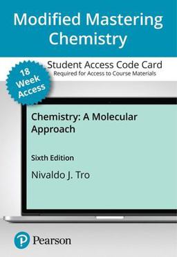 Modified Mastering Chemistry with Pearson EText -- Access Card -- for Chemistry