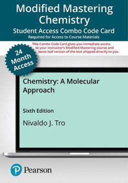 Modified Mastering Chemistry with Pearson EText -- Combo Access Card -- for Chemistry