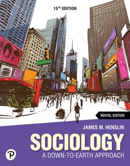     SOCIOLOGY:DOWN-TO-EARTH APPROACH  9780137874927 Front Cover