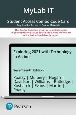 Exploring 2021 with Technology in Action -- Mylab IT with Pearson ETex + Print Combo Access Card