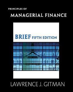 Principles of Managerial Finance