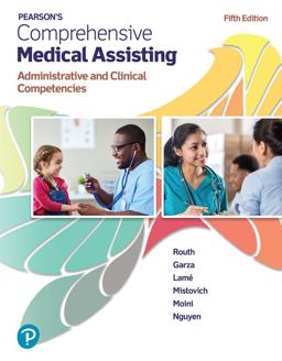     PEARSON'S COMP.MEDICAL ASSISTING  9780138062392 Front Cover