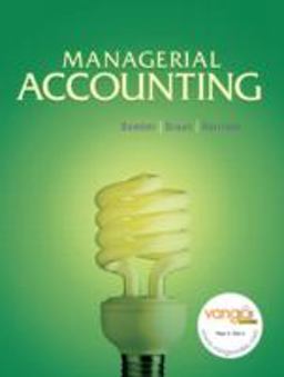 Managerial Accounting Managerial Accounting
