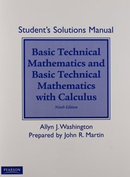 Student Solutions Manual for Basic Technical Mathematics with Calculus