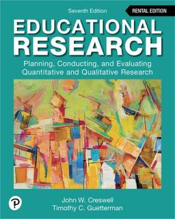 Educational Research Planning, Conducting, and Evaluating Quantitative and Qualitative Research  9780138161163 Front Cover