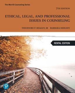     ETHICAL,LEGAL+PROF.ISSUES IN COUNSE  9780138168070 Front Cover