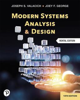 Modern Systems Analysis and Design