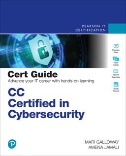 CC Certified in Cybersecurity Cert Guide  9780138200381 Front Cover