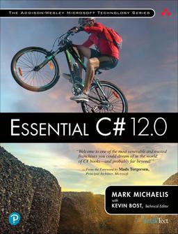 Essential C# 12. 0 8th 9780138219512 Front Cover