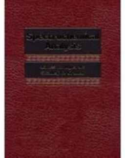 Spectrochemical Analysis 1st 9780138268763 Front Cover