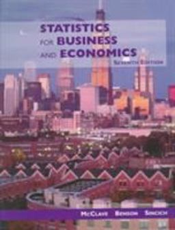 Statistics for Business and Economics