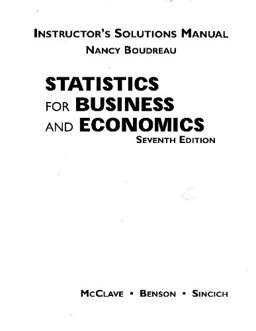Statistics for Business and Economics