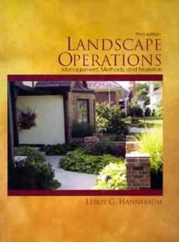 Landscape Operations Management, Methods, and Materials 3rd 9780138569150 Front Cover