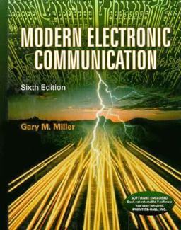 Modern Electronic Communication 6th 9780138598280 Front Cover