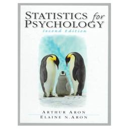 Statistics for Psycholgy 2nd 9780139140785 Front Cover