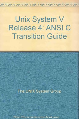 UNIX System V Release 4 Ansi C Transition Guide