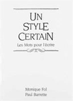 Style Certain 2nd 9780139459320 Front Cover