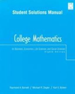 Student Solutions Manual with Visual Calculus 1998