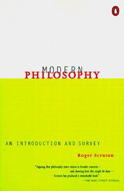 Modern Philosophy An Introduction and Survey  9780140249071 Front Cover