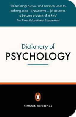 Dictionary of Psychology 3rd 9780140514513 Front Cover