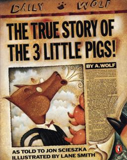 True Story of the 3 Little Pigs  9780140540567 Front Cover