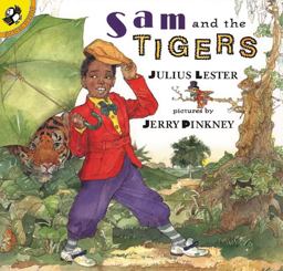 Sam and the Tigers A Retelling of 'Little Black Sambo'  9780140562880 Front Cover