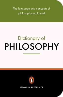 Penguin Dictionary of Philosophy Second Edition 2nd 9780141018409 Front Cover