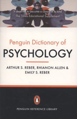 Penguin Dictionary of Psychology Fourth Edition 4th 9780141030241 Front Cover