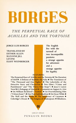 Great Ideas V the Perpetual Race of Achilles and the Tortoise  9780141192949 Front Cover