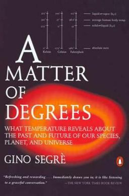 Matter of Degrees What Temperature Reveals about the Past and Future of Our Species, Planet, and U Niverse  9780142002780 Front Cover