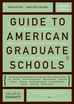Guide to American Graduate Schools 10th 9780143114680 Front Cover