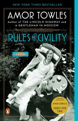 Rules of Civility A Novel  9780143121169 Front Cover